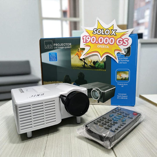 Mini Proyector LED UNIC LCD / 480 Lumens